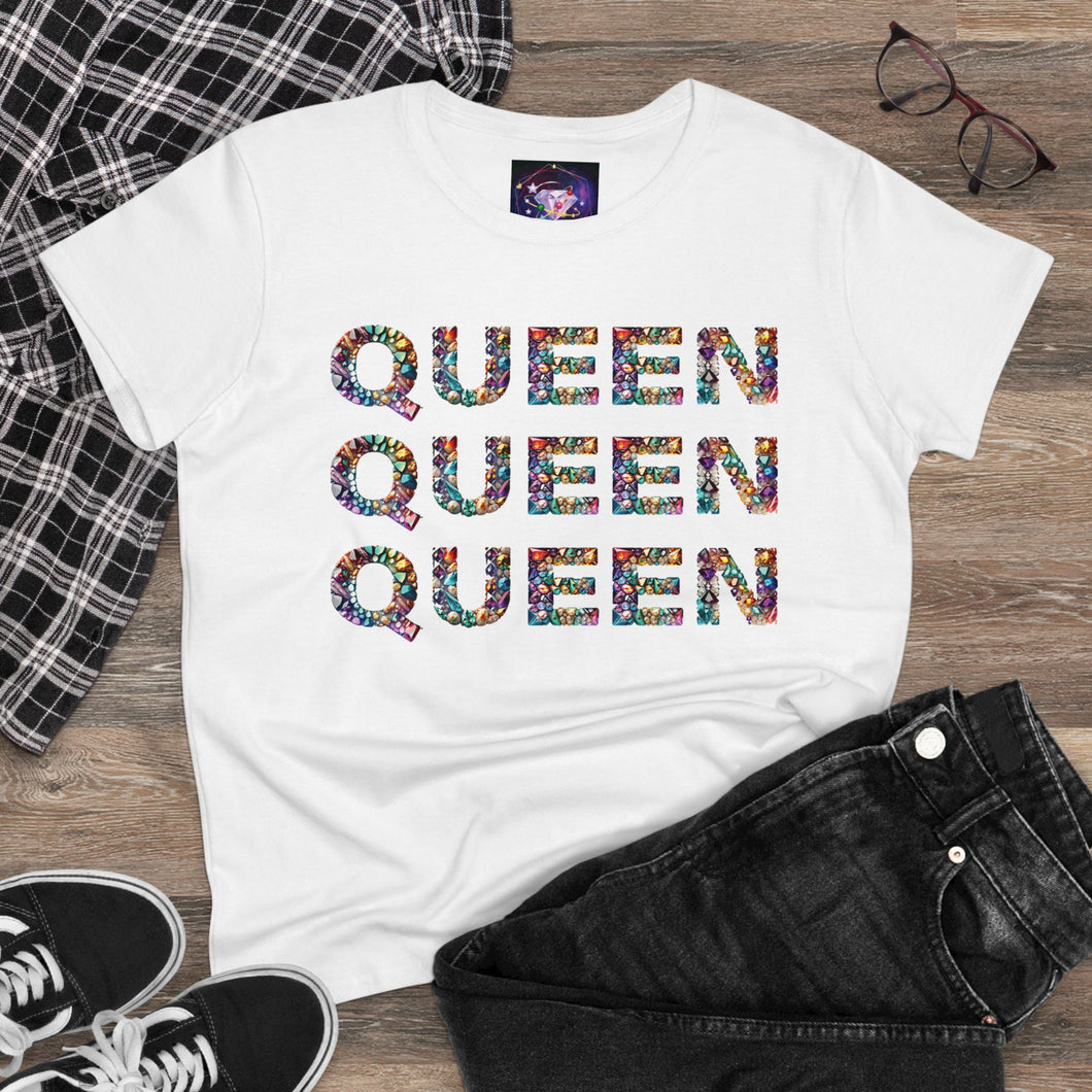 QUEEN Women's Midweight Cotton Tee